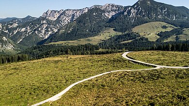 Panorama über die Postalm