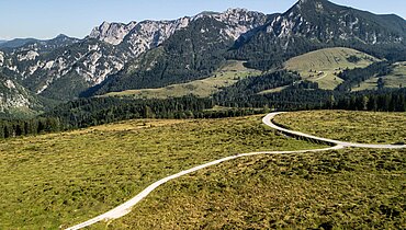 Panorama über die Postalm